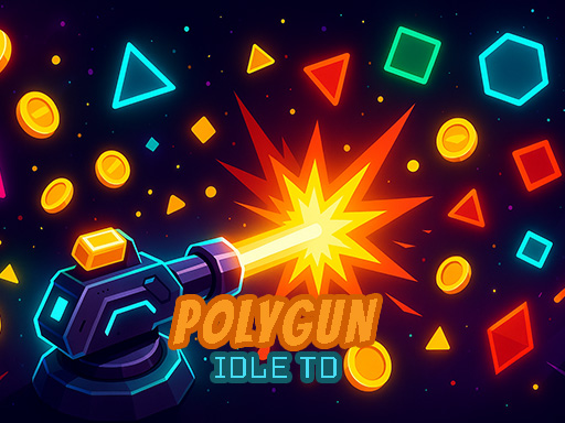 PolyGun: Idle TD gameplay preview